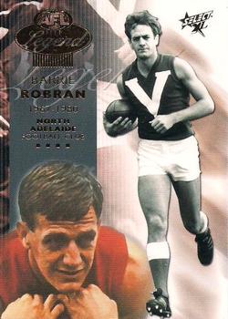 2003 Select XL AFL - Hall of Fame Legends #LGD15 Barrie Robran Front